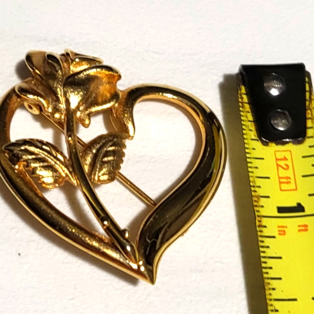 Vintage R.D.C. Gold Tone Princess Diana Memorial‎ Brooch - Picture 4 of 4